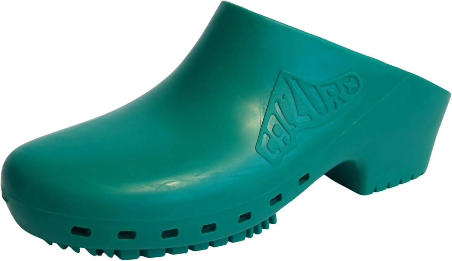 CALZURO Classic Work Clogs Without Holes - Unisex Nursing Clogs - Non Slip Shoes - Autoclavable Rubber Kitchen Shoes for Women and Men -