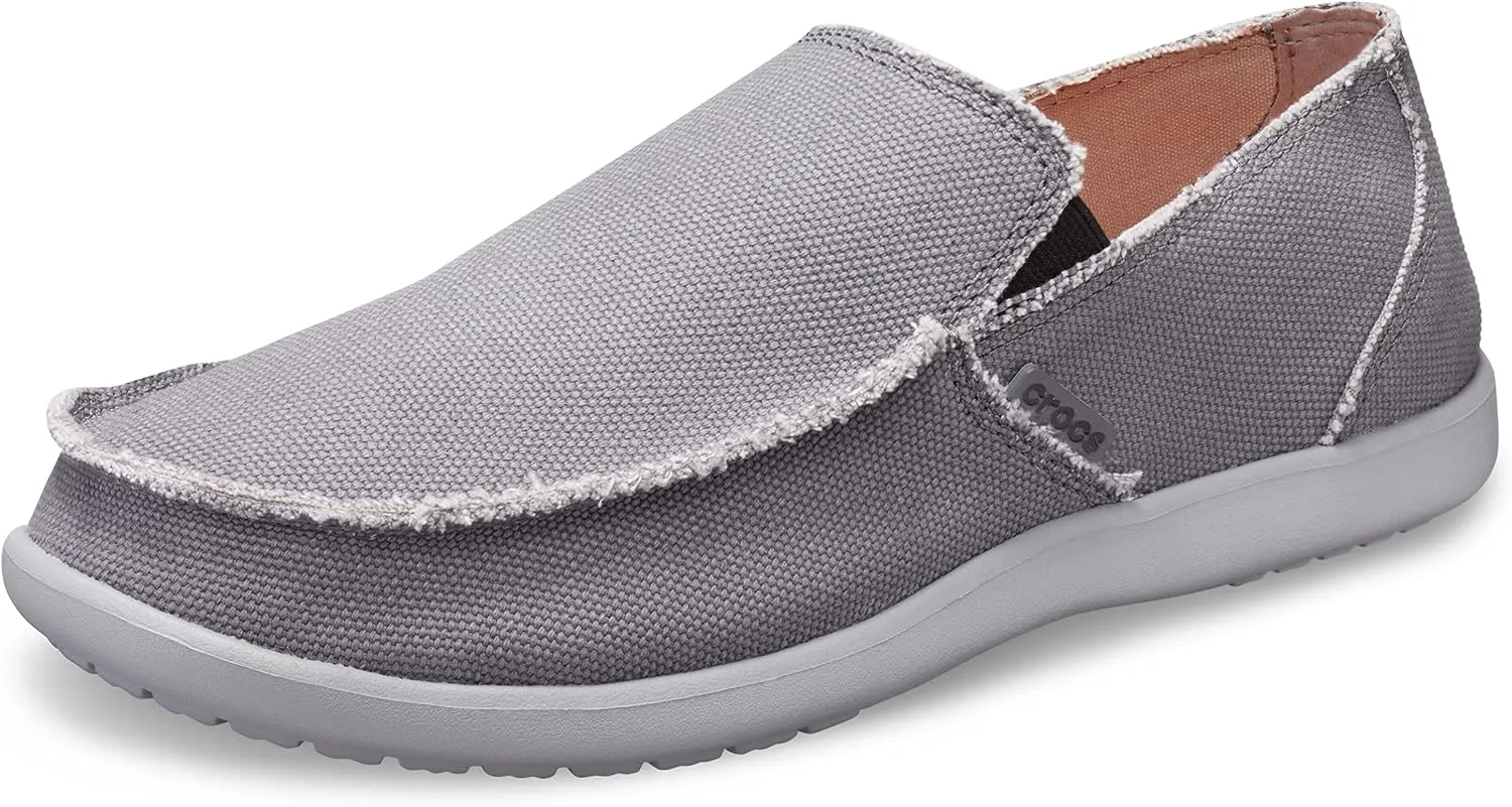 Crocs Men's Santa Cruz Loafer, Comfortable Slip On Shoes for Men