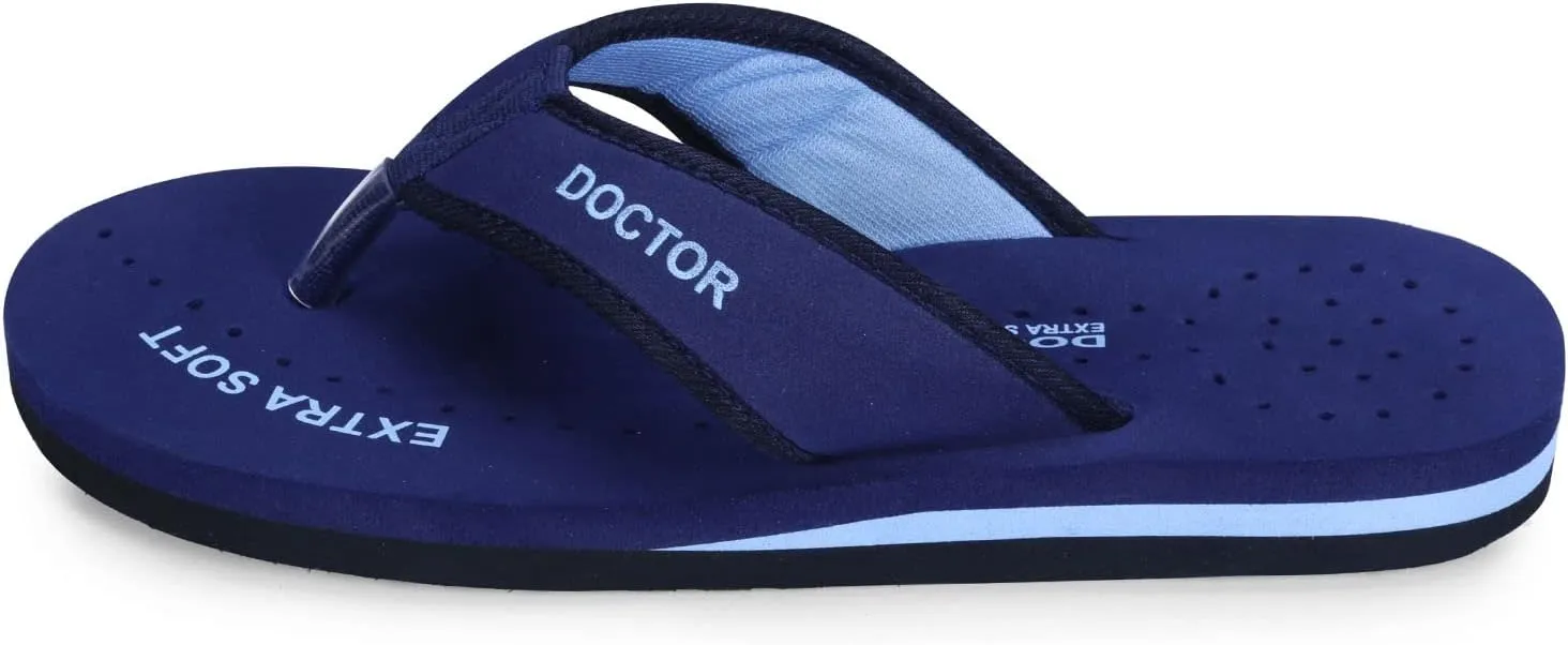 Doctor Slippers for Women Orthopedic Diabetic Pregnancy Non Slip Lightweight Comfortable Flat Casual Stylish Dr Chappals and House Flip flops For Ladies and Girls D-22