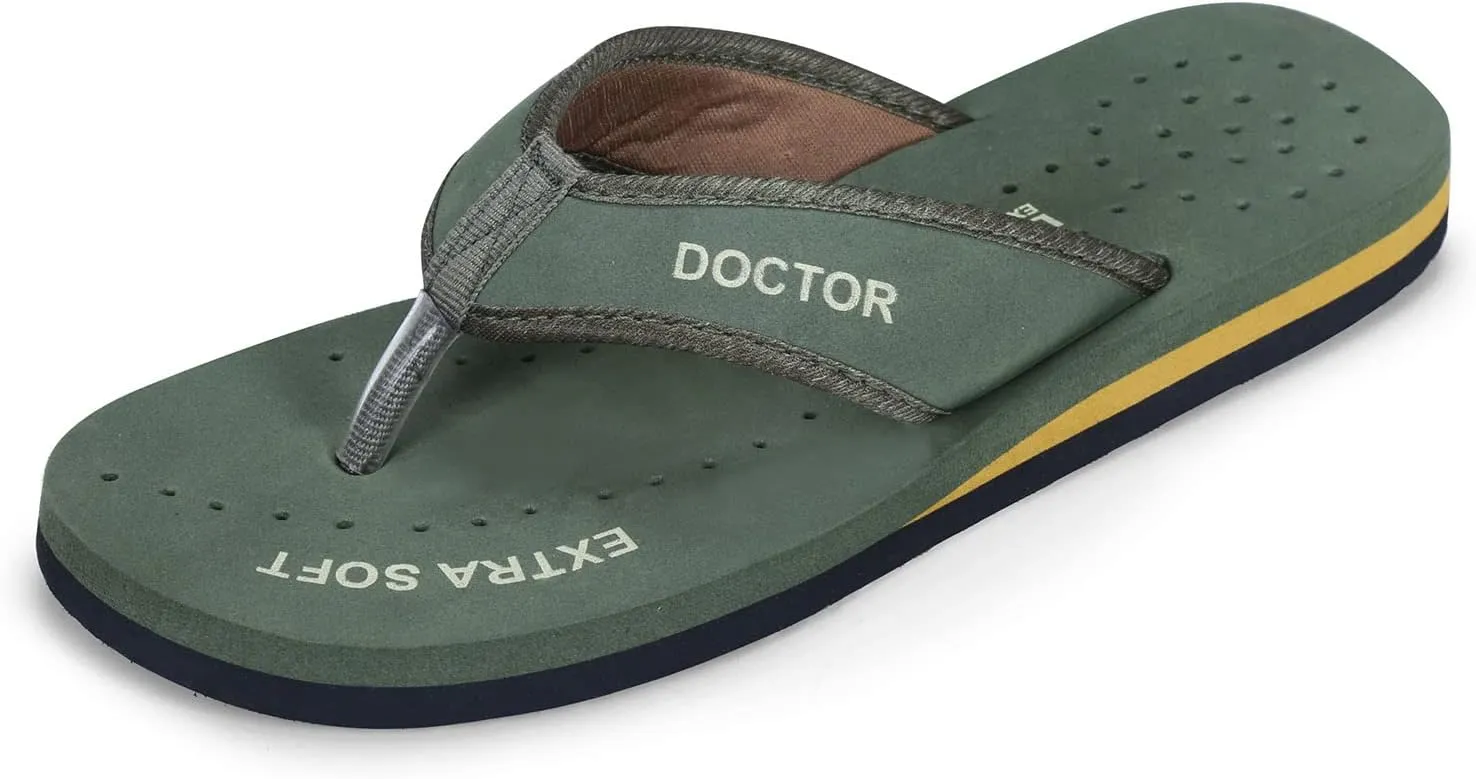 Doctor Slippers for Women Orthopedic Diabetic Pregnancy Non Slip Lightweight Comfortable Flat Casual Stylish Dr Chappals and House Flip flops For Ladies and Girls D-22