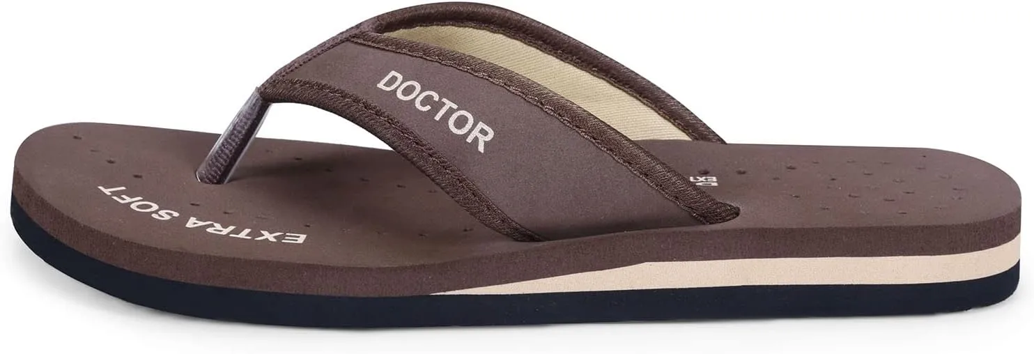 Doctor Slippers for Women Orthopedic Diabetic Pregnancy Non Slip Lightweight Comfortable Flat Casual Stylish Dr Chappals and House Flip flops For Ladies and Girls D-22
