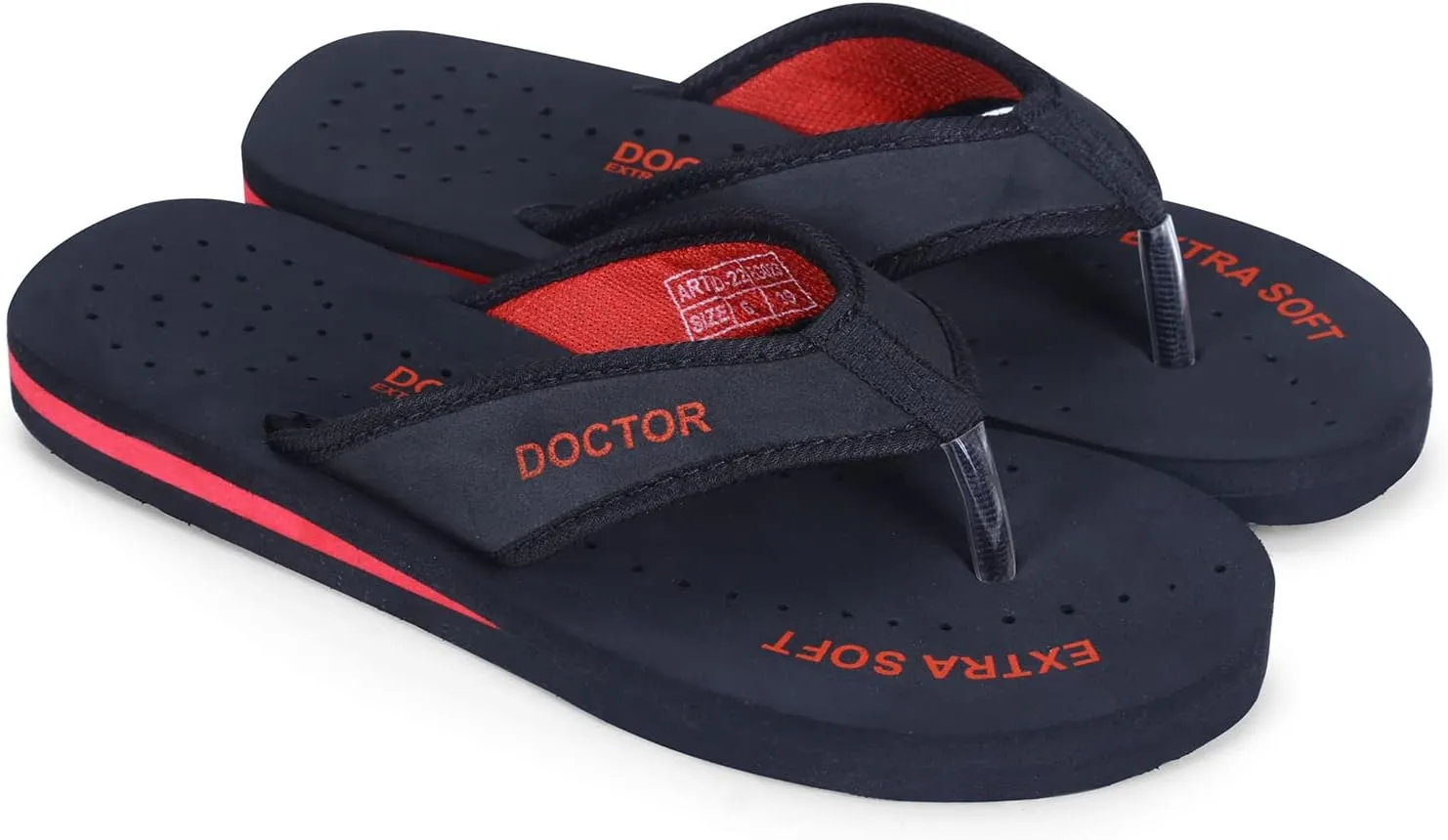 Doctor Slippers for Women Orthopedic Diabetic Pregnancy Non Slip Lightweight Comfortable Flat Casual Stylish Dr Chappals and House Flip flops For Ladies and Girls D-22