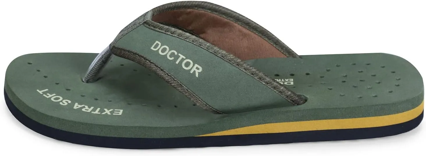 Doctor Slippers for Women Orthopedic Diabetic Pregnancy Non Slip Lightweight Comfortable Flat Casual Stylish Dr Chappals and House Flip flops For Ladies and Girls D-22