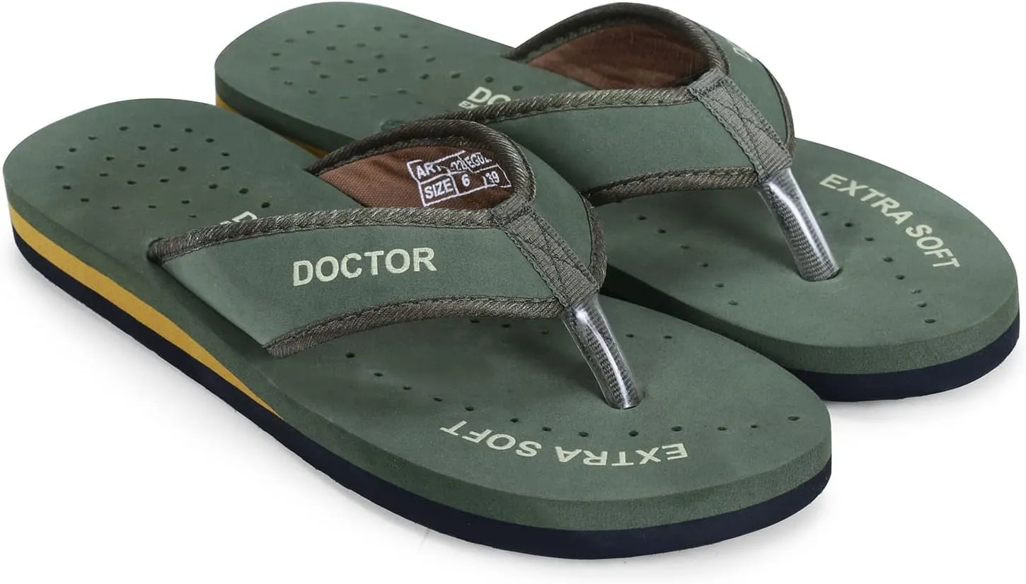 Doctor Slippers for Women Orthopedic Diabetic Pregnancy Non Slip Lightweight Comfortable Flat Casual Stylish Dr Chappals and House Flip flops For Ladies and Girls D-22