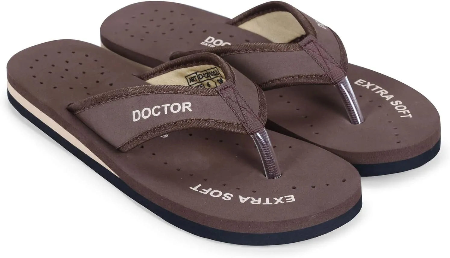 Doctor Slippers for Women Orthopedic Diabetic Pregnancy Non Slip Lightweight Comfortable Flat Casual Stylish Dr Chappals and House Flip flops For Ladies and Girls D-22