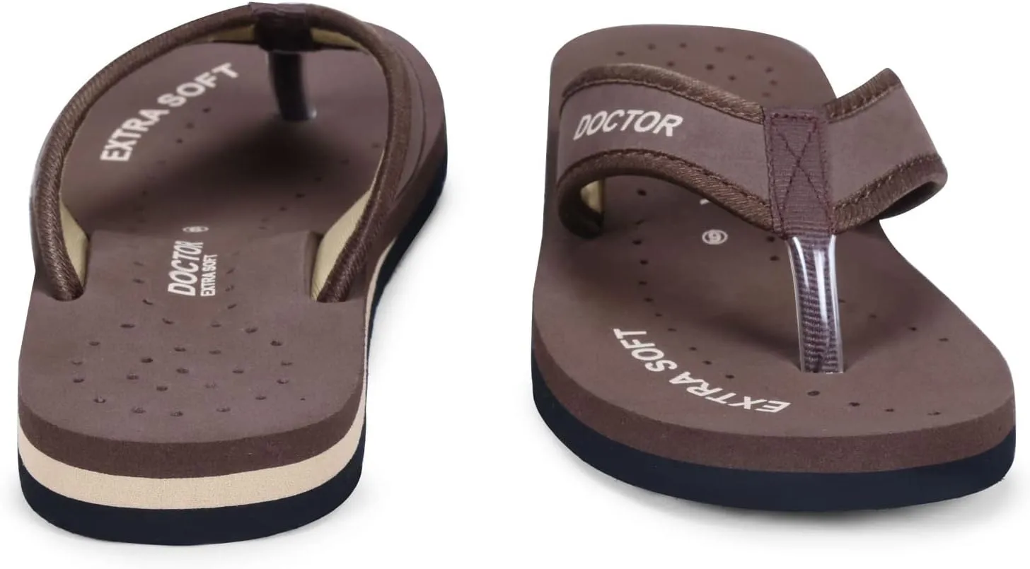Doctor Slippers for Women Orthopedic Diabetic Pregnancy Non Slip Lightweight Comfortable Flat Casual Stylish Dr Chappals and House Flip flops For Ladies and Girls D-22