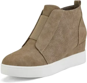 DREAM PAIRS Womens Platform Wedge Sneakers Ankle Booties