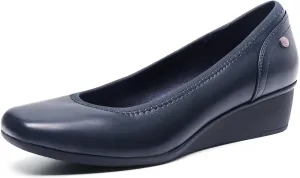 DREAM PAIRS Women's Wedge Shoes Closed Toe Low Heel Pumps Comfotable Dress Shoes