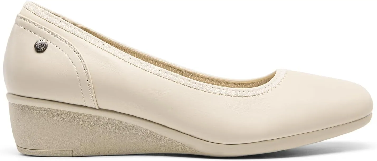 DREAM PAIRS Women's Wedge Shoes Closed Toe Low Heel Pumps Comfotable Dress Shoes
