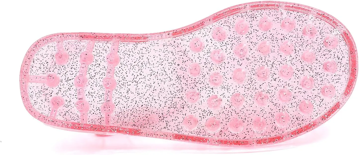 GUGUYeah Jelly Sandals for Girls,Closed Toe Princess Costume Summer Dress Shoes Fisherman Gladiator Water Beach Flat Sandals for Toddler/Little Kid/Big Kid