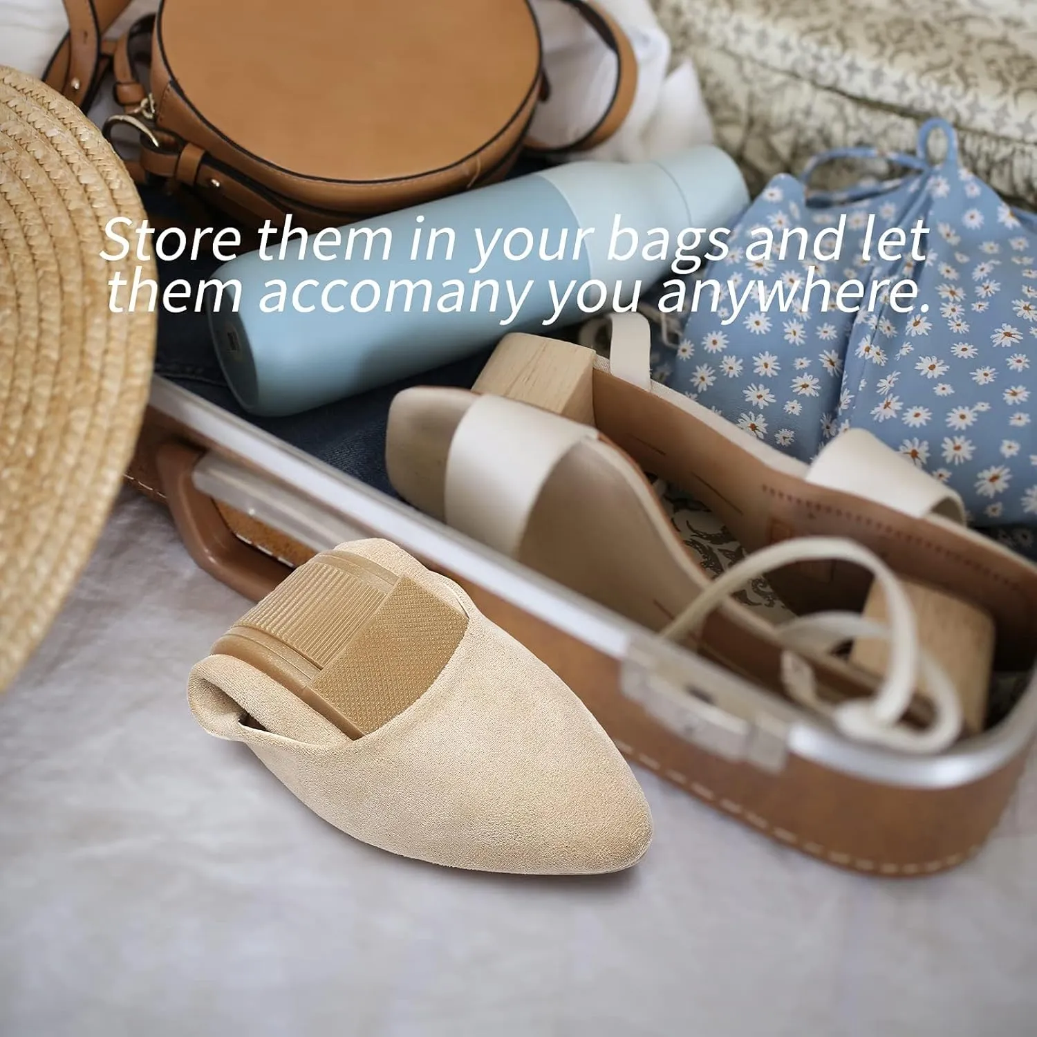HEAWISH Womens Black Flats Shoes Comfortable Suede Pointed Toe Slip On Casual Ballet Flats Dress Shoes Nude Flats