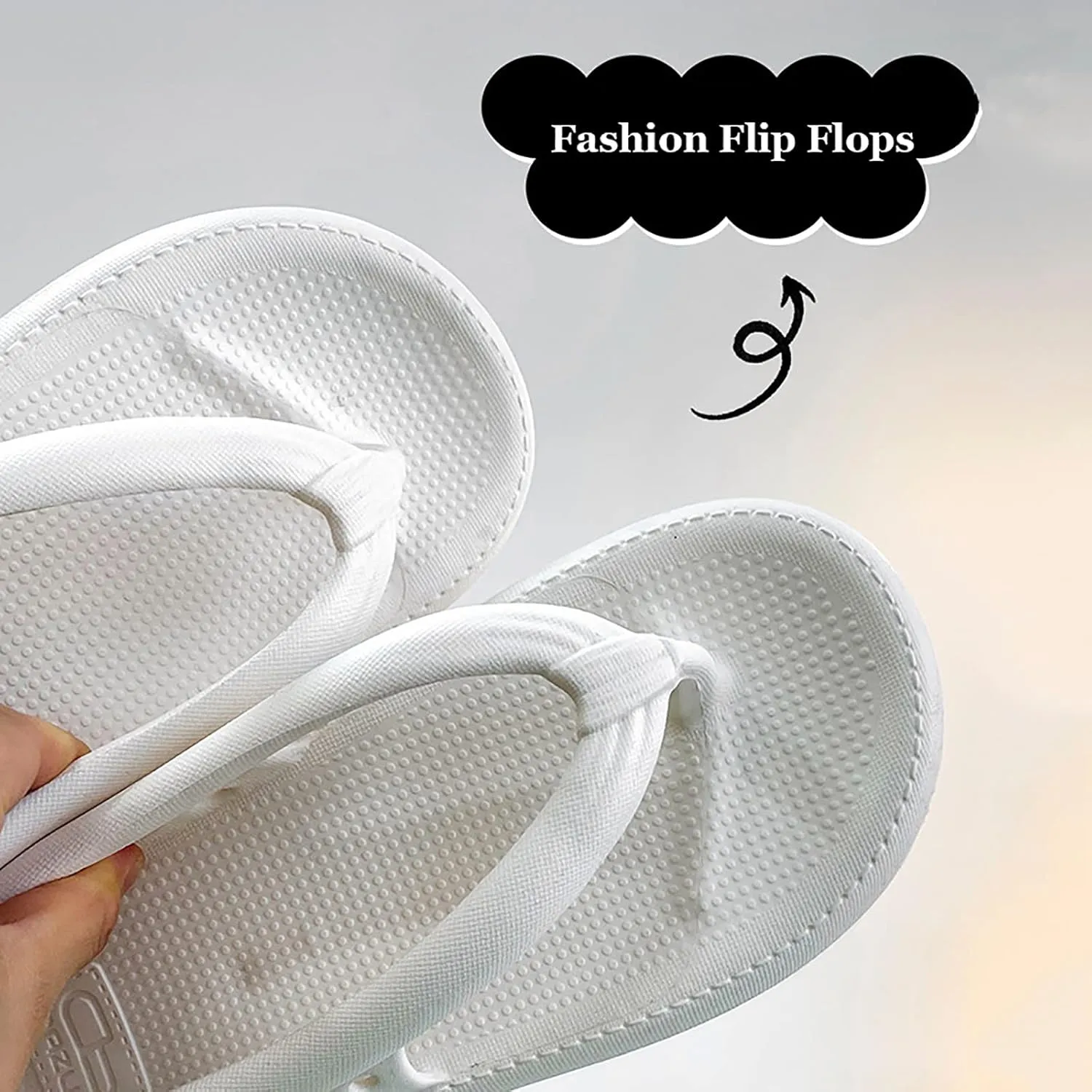 KIDELI Bazuo Sandals, Bazuo Flip Flops, Comfort Walking Flip Flops Sandals, Summer Couples Non-Slip Outdoor Beach Bathroom Slippers