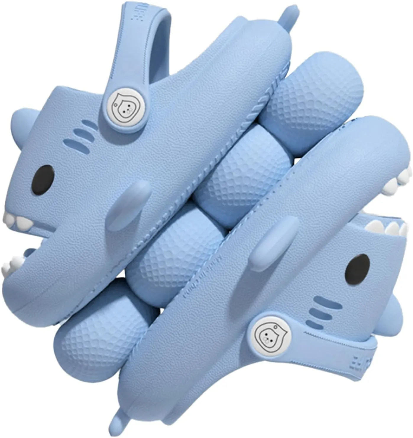 Kids Shark Cloud Slides | Boys Girls Slip On Sandals | Toddler Beach Slippers | Youth Fish Flip Flops Pool Shower Shoes