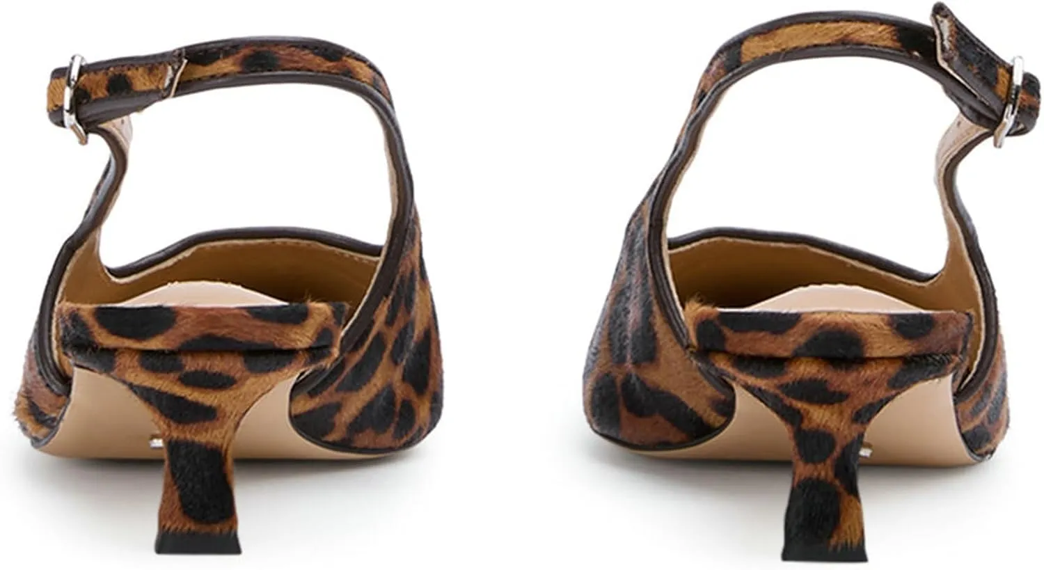 KysBloes Pointed Toe Slingback Kitten Heels for Women Low Heel Pointed Toe Pumps Formal Dress Shoes Sling Back Heels