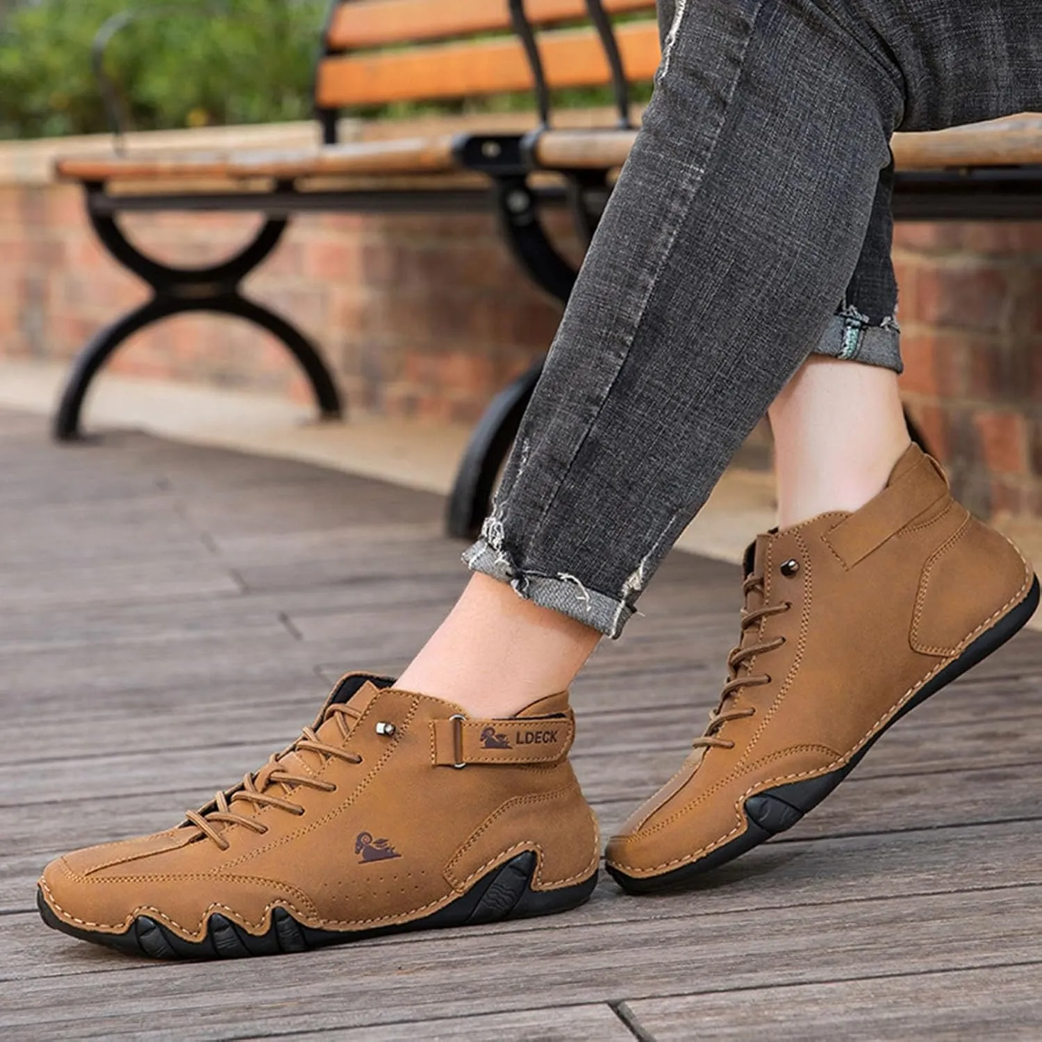 Men's Comfortable Stretch Workout Shoes Casual Sneaker Mesh Breathable Walking Shoe Men's Business Casual Shoes