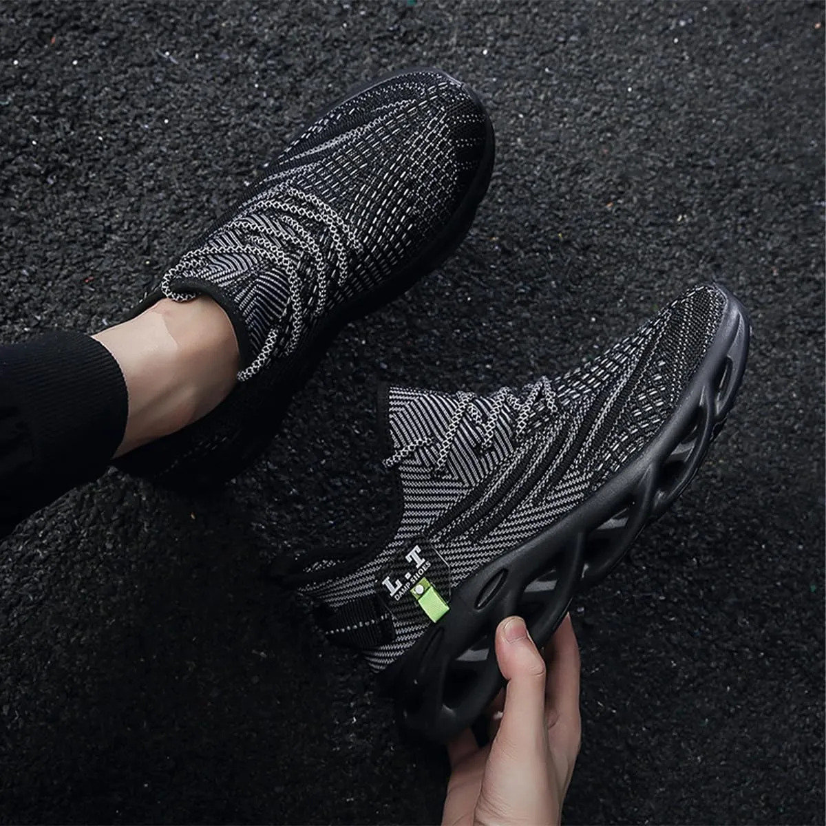 Mens Running Walking Tennis Shoes Mens Casual Fashion Gym Hiking Shoes for Men Sneakers Work Breathable Comfortable Lightweight