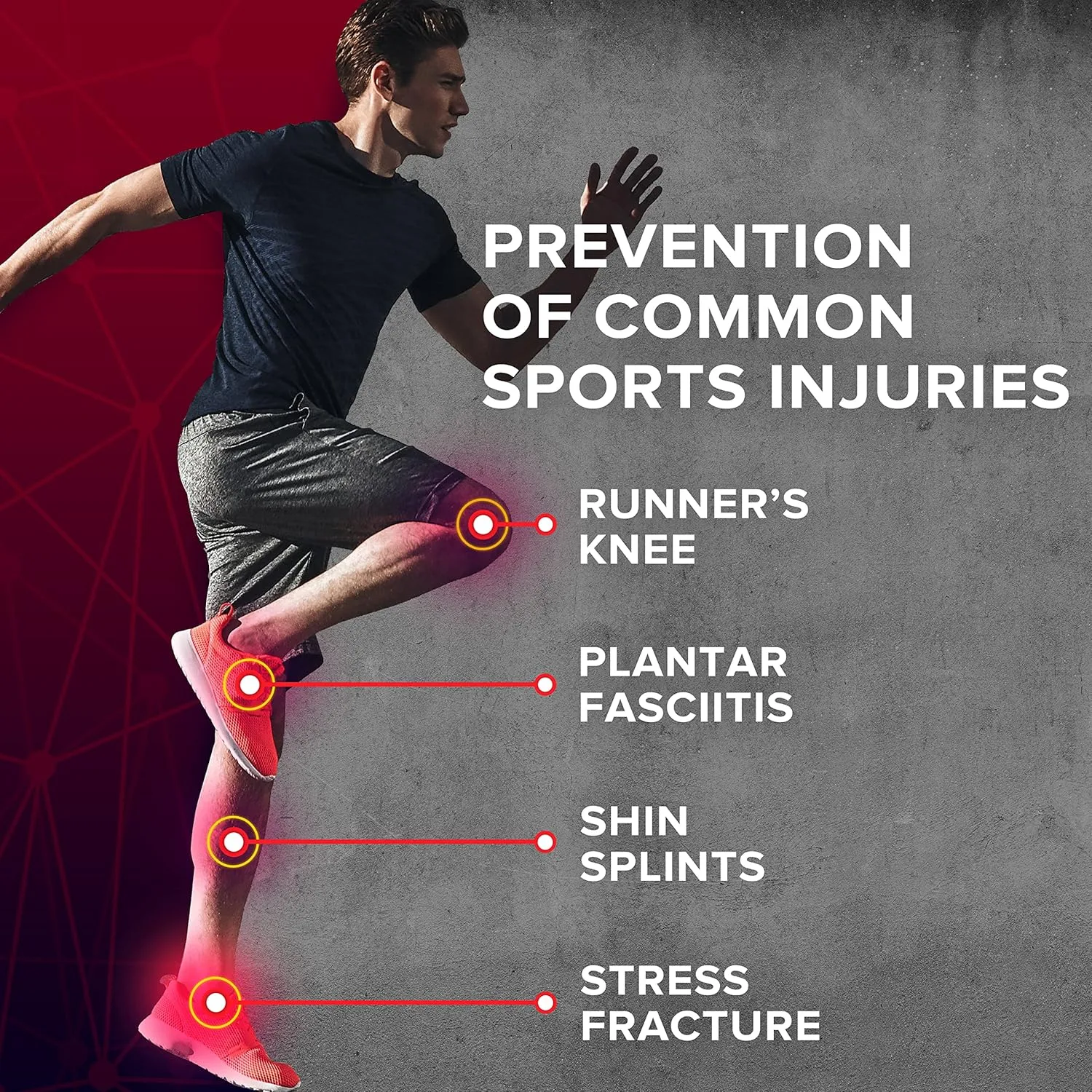 Running Athletic Shoe Insoles Men Women - Sport Insole - Shock Absorption Inserts - Walking Hiking Hockey Tennis Basketball - Orthotic Comfort Cushions Inserts Sneakers