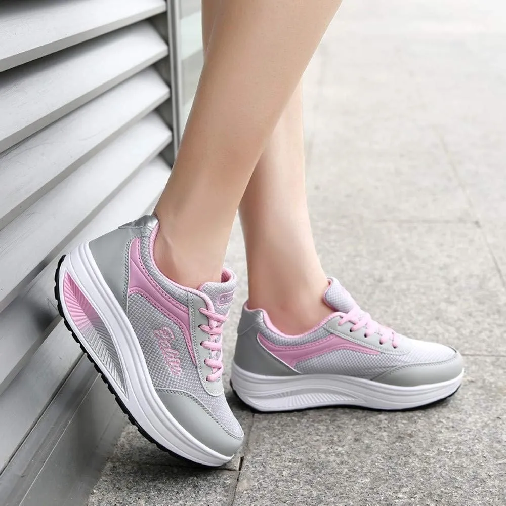 Womens Walking Shoes with Arch Support Platform Orthotic Sneakers Fashion Tennis Shoes Comfortable Running Shoes