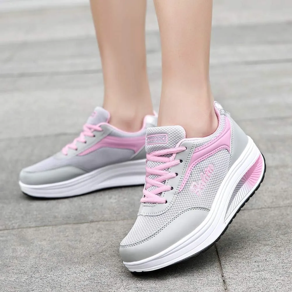 Womens Walking Shoes with Arch Support Platform Orthotic Sneakers Fashion Tennis Shoes Comfortable Running Shoes