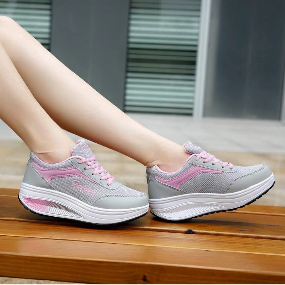 Womens Walking Shoes with Arch Support Platform Orthotic Sneakers Fashion Tennis Shoes Comfortable Running Shoes