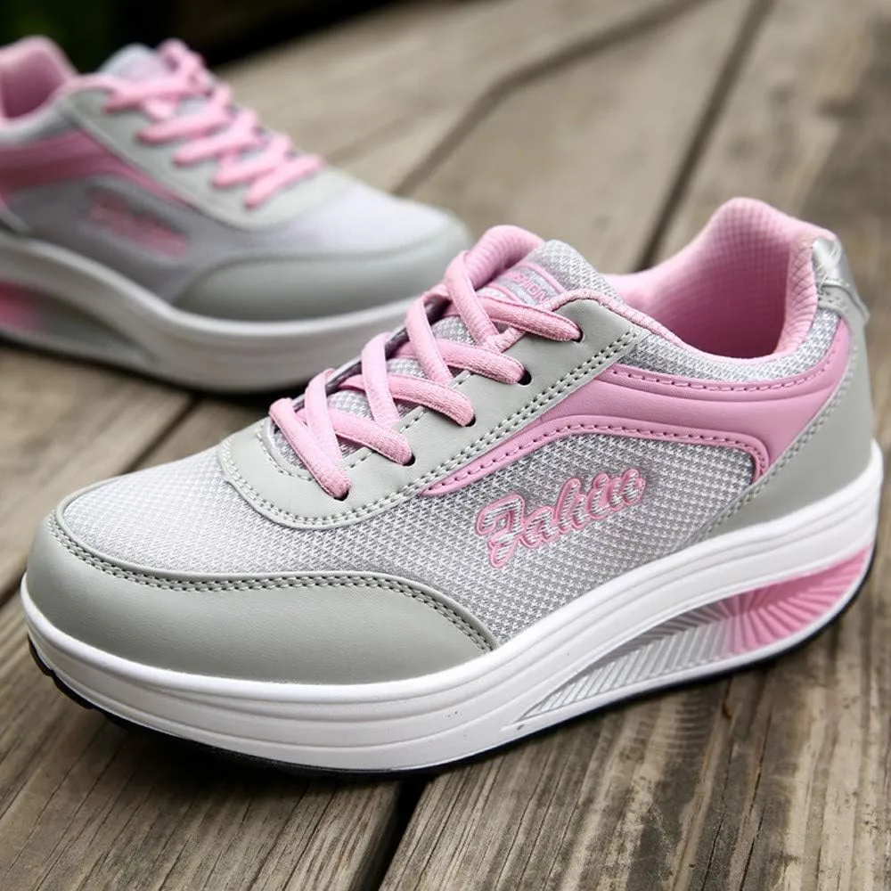 Womens Walking Shoes with Arch Support Platform Orthotic Sneakers Fashion Tennis Shoes Comfortable Running Shoes